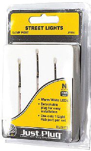 Woodland Scenics JP5641 Lamp Post Street Lights - N Scale - product image