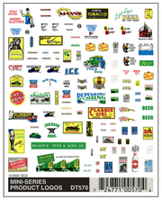 Woodland Scenics D570 Mini-Series Product Logos Dry Transfers - view 4