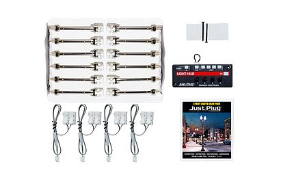 Woodland Scenics JP5901 Double Lamp Post Value Pack - HO Scale - product image