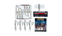 Woodland Scenics JP5914 Wooden Pole & Double Lamp Post Value Pack - N Scale - product image