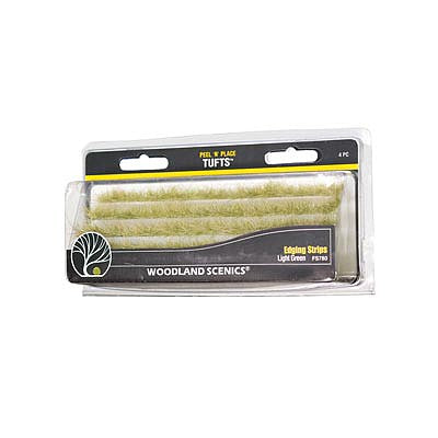 Woodland Scenics FS780 – Peel 'n' Place Tufts – Light Green Edging Strips #780 product image