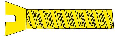 Woodland Scenics H847 0-80 x 3/8 in Flat Head Screws - 5 Pack - product image