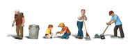 Woodland Scenics HO Scale Lawn Workers figure set