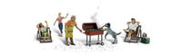 Woodland Scenics HO Scale Backyard Barbeque figures and accessories