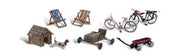 Woodland Scenics HO Scale Backyard Basics accessories