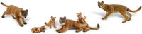 Woodland Scenics HO Scale Cougars and Cubs animal figures