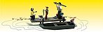 Woodland Scenics Family Fishing HO Scale 5-piece figure set A1923