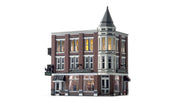 Woodland Scenics BR4938 Davenport Department Store, N scale, front view.