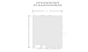 Woodland Scenics BR4945 Emilio's Italian Restaurant, N scale, footprint and dimensions.