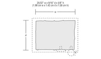 Woodland Scenics BR4946 Tin Shack, N scale, footprint and dimensions.