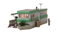 Woodland Scenics BR4950 Grillin' & Chillin' Trailer, N scale, end view.