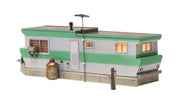 Woodland Scenics BR4950 Grillin' & Chillin' Trailer, N scale, rear view.