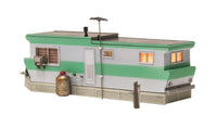 Woodland Scenics BR4950 Grillin' & Chillin' Trailer, N scale, rear view.