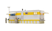 Woodland Scenics BR4952 Sunny Days Trailer, N scale, rear view.