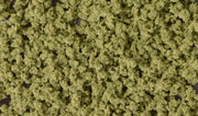 Woodland Scenics FC134 Olive Green Underbrush, close-up texture.