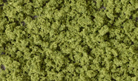 Woodland Scenics FC135 Light Green Underbrush, close-up texture.