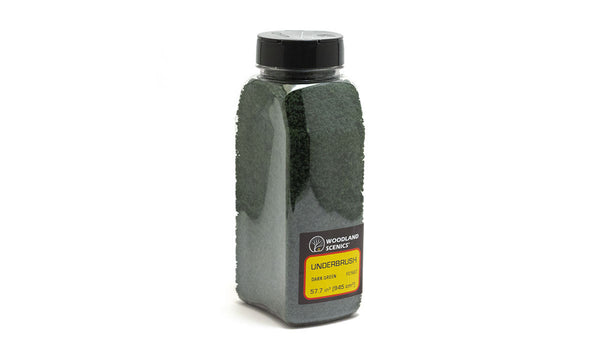Woodland Scenics FC1637 Dark Green Underbrush retail package