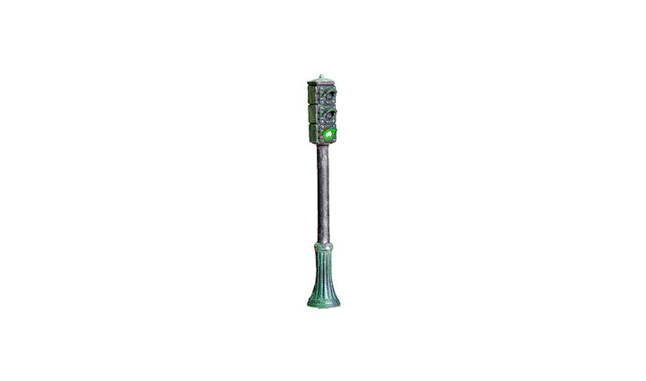 Woodland Scenics JP5664 Just Plug Pedestal Traffic Lights O Scale — 4 Lights actual traffic light photograph