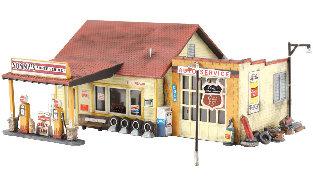 Woodland Scenics PF5203 Sonny's Super Service N scale kit