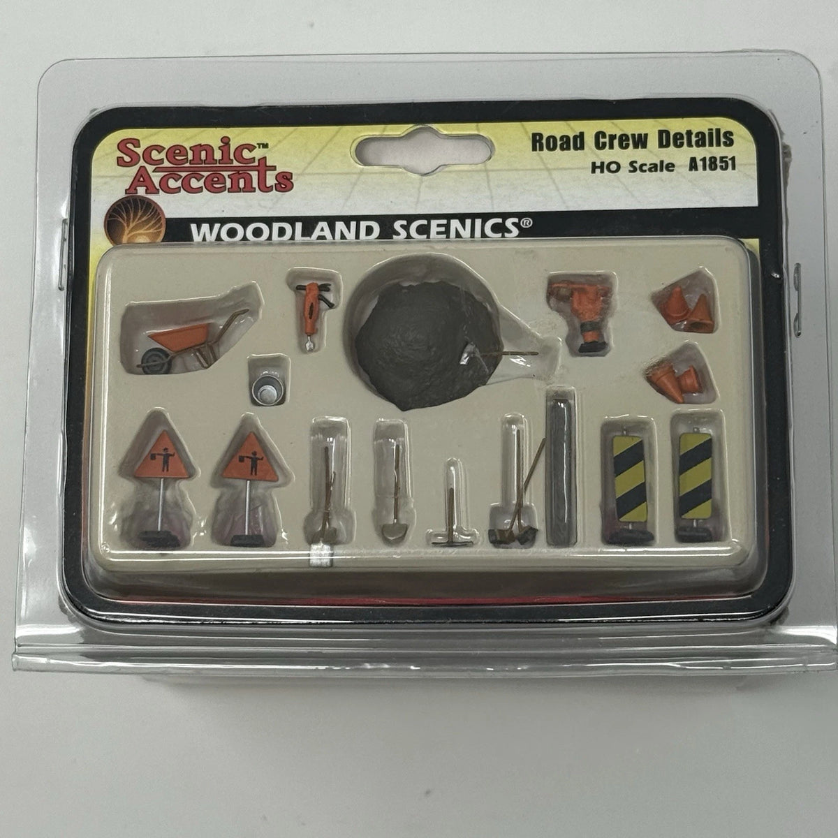 Woodland Scenics A1851 Road Crew Details HO scale scenic accents