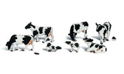 Woodland Scenics A2724 O scale Holstein Cows, painted miniature set.