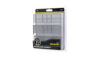 Woodland Scenics A3003 O scale Chain Link Fence, eight-piece retail package.