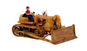 Woodland Scenics AS5562 Dewie's Dozer HO scale AutoScenes bulldozer