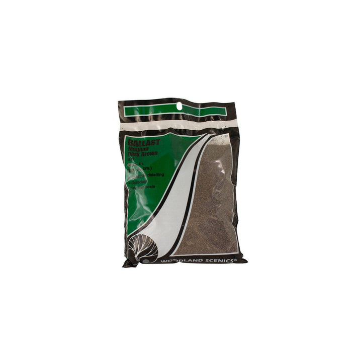 Woodland Scenics B78 Dark Brown Medium Ballast bag, showing the manufacturer's B78 label.