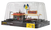 Woodland Scenics BR4929 N scale Drive 'n Dine built-up restaurant, retail packaging.