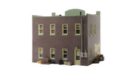 Woodland Scenics BR5022 Harrison's Hardware HO scale built-up building, rear view.