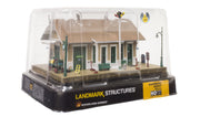 Woodland Scenics BR5023 Dansbury Depot HO scale built-up station, retail packaging.