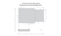 Woodland Scenics BR5025 HO scale Fill'er Up & Fix'er footprint and dimensions diagram