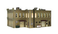 Woodland Scenics BR5030 HO scale Municipal Building rear view