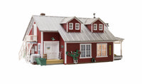 Woodland Scenics BR5031 HO scale Country Store Expansion side and rear view