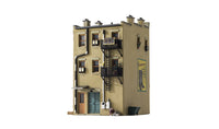 Woodland Scenics BR5032 HO scale J. W. Cobbler rear fire escape view