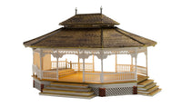Woodland Scenics BR5035 HO scale Grand Gazebo angled front view
