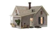 Woodland Scenics BR5040 HO scale Old Homestead rear view