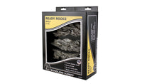 Woodland Scenics C1136 Shelf Ready Rocks, manufacturer packaging.
