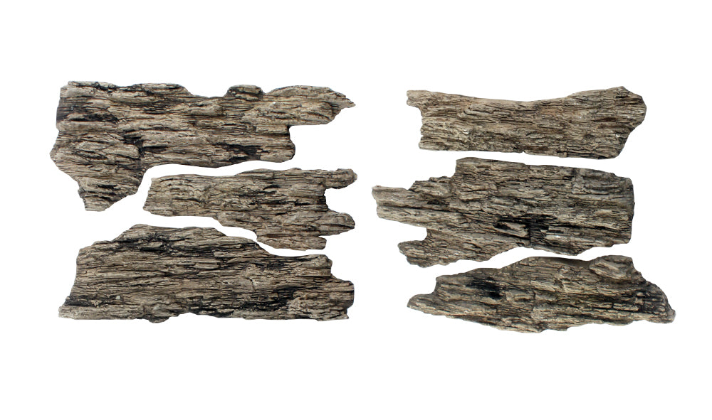 Woodland Scenics C1136 Shelf Ready Rocks, individual pre-painted rock pieces.