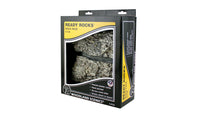 Woodland Scenics C1138 Rock Face Ready Rocks, manufacturer packaging.
