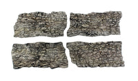 Woodland Scenics C1138 Rock Face Ready Rocks, individual pre-painted rock pieces.