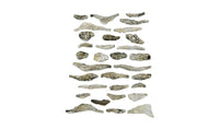Woodland Scenics C1141 Creek Bed Ready Rocks, individual pre-painted rock pieces.