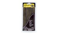 Woodland Scenics C1145 O scale wood plank grade crossing, manufacturer package containing two crossing sets.