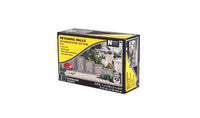 Woodland Scenics C1161 N scale Random Stone Retaining Walls, six-section manufacturer package.