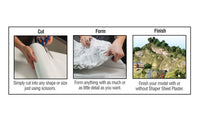 Woodland Scenics C1179 Shaper Sheet manufacturer cut, form and finish guide
