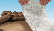 Woodland Scenics C1193 Plaster Cloth Sheets being applied over model terrain forms; application example