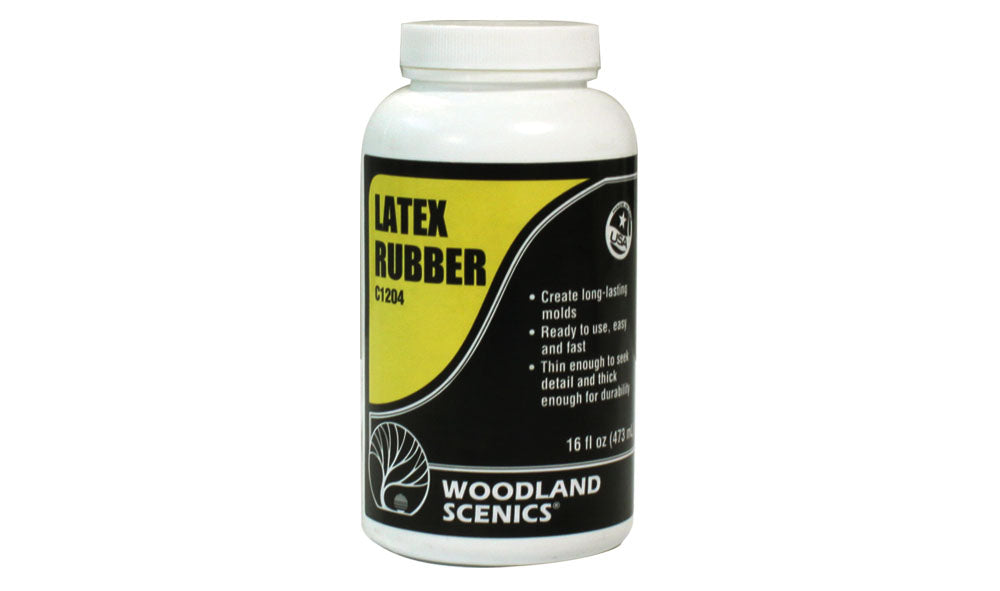 Woodland Scenics C1204 Latex Rubber 16 fl oz container