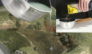 Woodland Scenics C1206 E-Z Water heating and pouring demonstration; pan and scenery not included