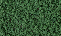 Woodland Scenics FC137 Dark Green Underbrush, texture close-up.