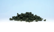 Woodland Scenics FC137 Dark Green Underbrush, loose material sample.